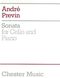 André Previn: Cello Sonata: Cello: Instrumental Work