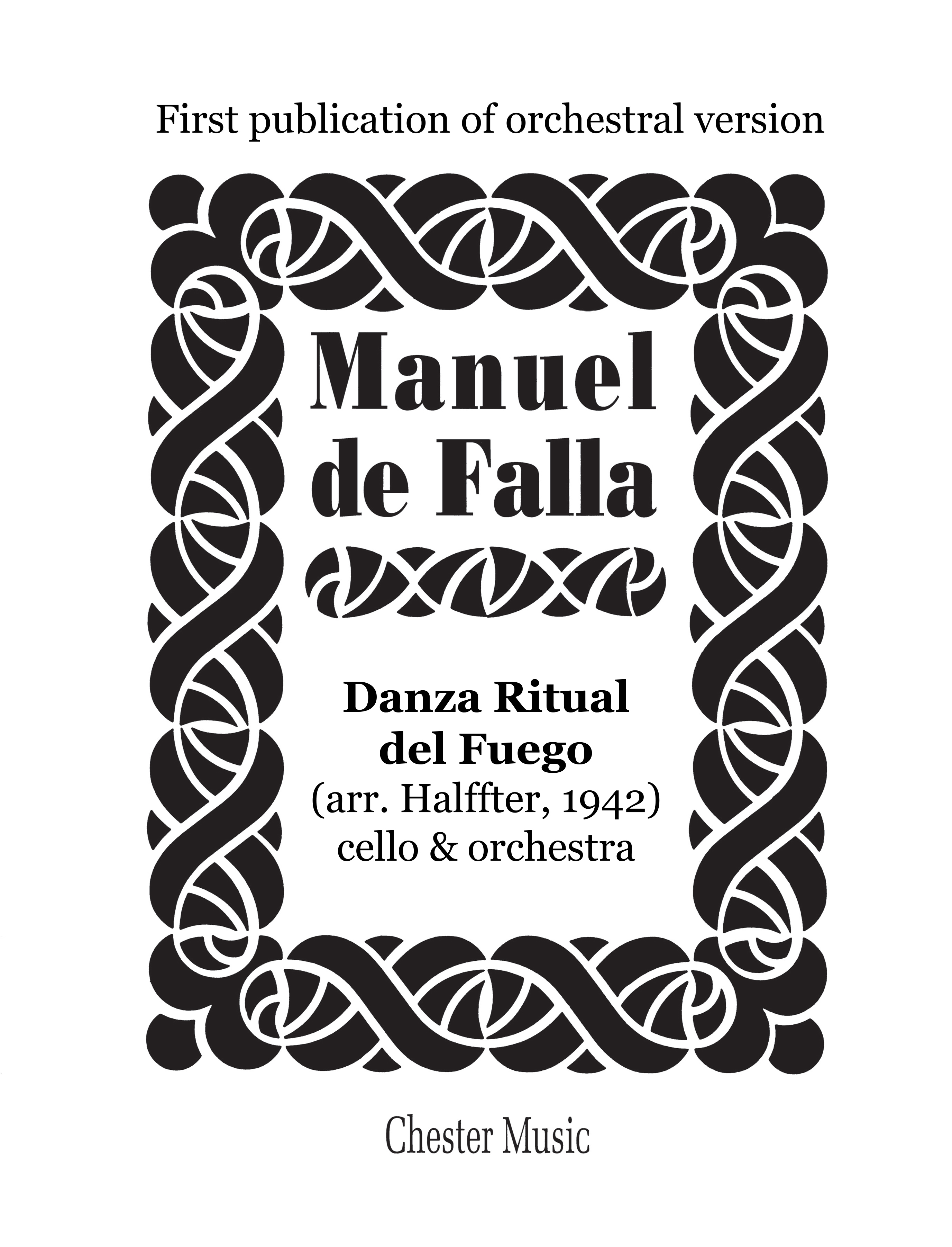 Manuel de Falla: Danza Ritual del Fuego: Cello: Instrumental Work