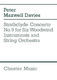 Peter Maxwell Davies: Strathclyde Concerto No. 9 (Miniature Score): String