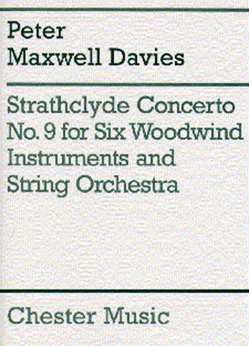 Peter Maxwell Davies: Strathclyde Concerto No. 9: String Orchestra: Score and
