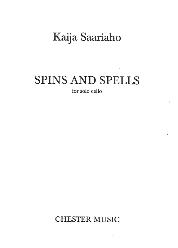 Kaija Saariaho: Spins And Spells: Cello: Instrumental Work