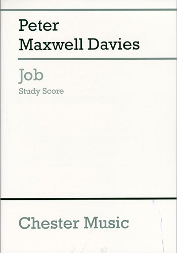 Peter Maxwell Davies: Job: SATB: Score