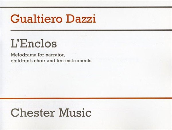 Gualtiero Dazzi: L'Enclos: Chamber Ensemble: Score