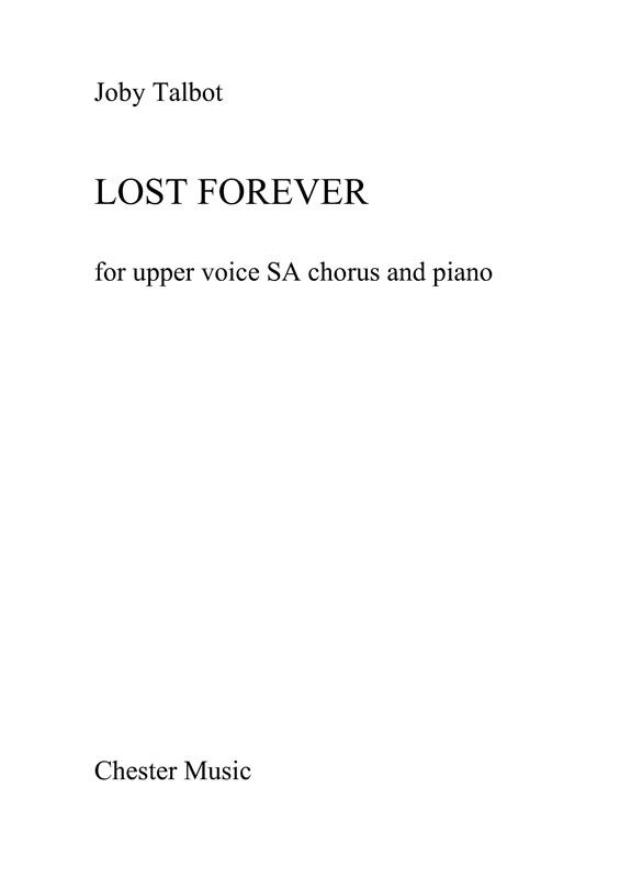 Joby Talbot: Lost Forever: Chamber Ensemble: Score