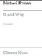 Michael Nyman: If And Why: Orchestra: Score