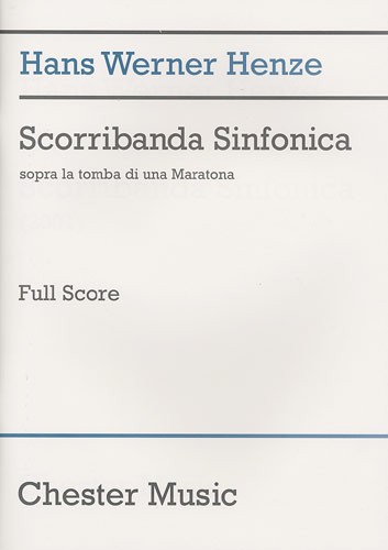 Hans Werner Henze: Scorribanda Sinfonica: Orchestra: Score