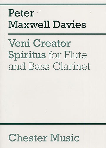 Peter Maxwell Davies: Veni Creator Spiritus: Wind Duet: Score