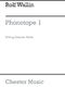 Rolf Wallin: Phonotope 1 (Parts): String Quartet: Instrumental Work