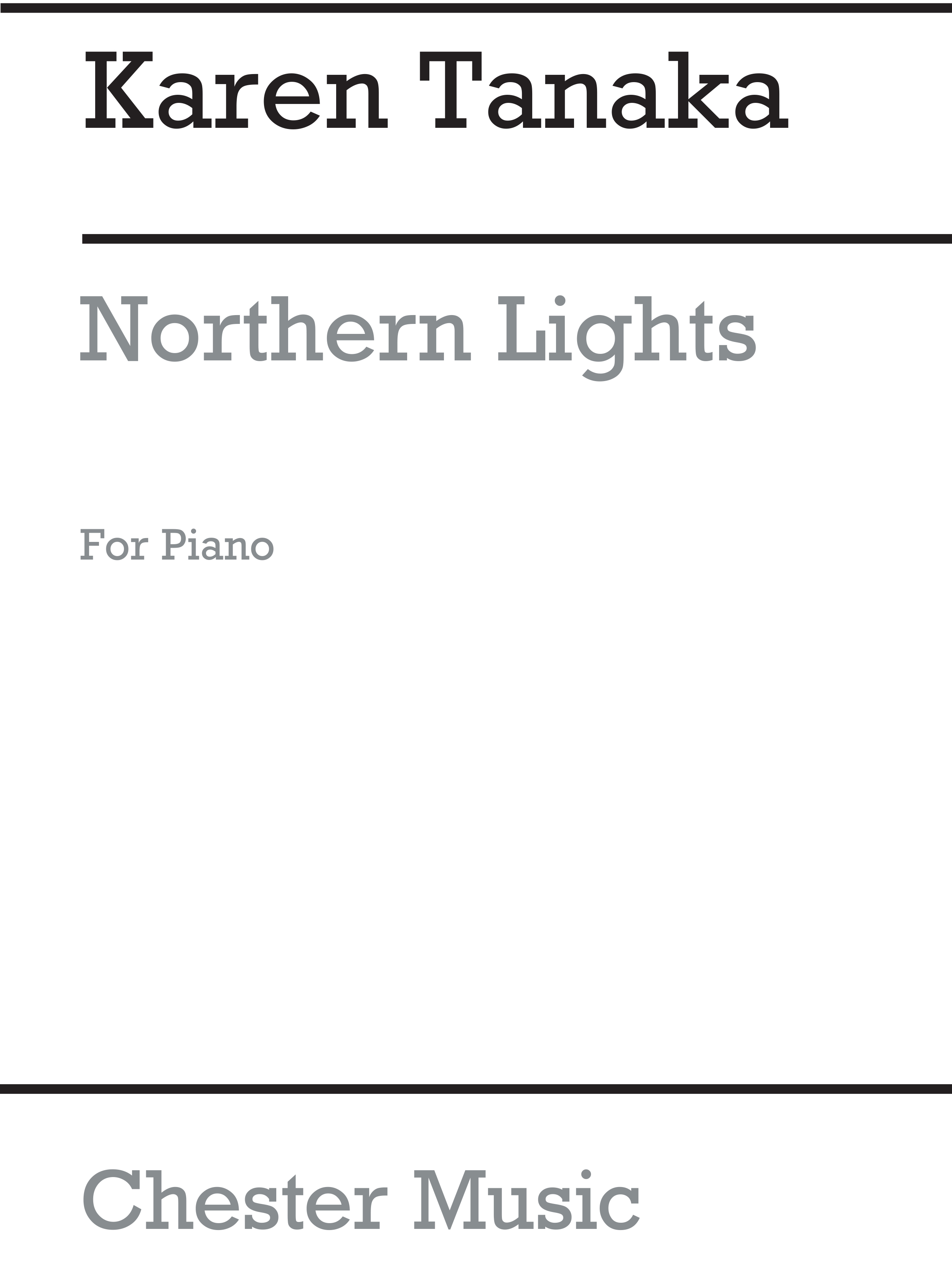 Karen Tanaka: Northern Lights: Piano: Instrumental Work