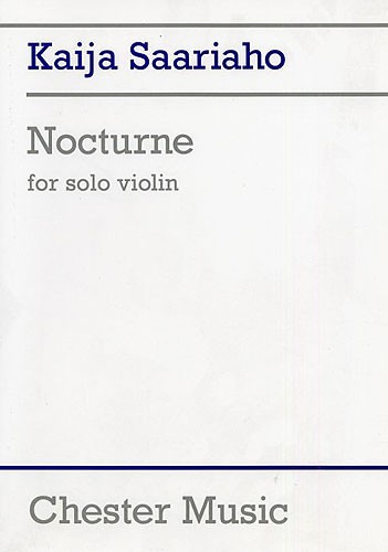 Kaija Saariaho: Nocturne: Violin: Instrumental Work