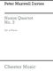 Peter Maxwell Davies: Naxos Quartet No.3 (Parts): String Quartet: Parts