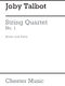 Joby Talbot: String Quartet No.1: String Quartet: Score and Parts
