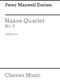 Peter Maxwell Davies: Naxos Quartet No.5: String Quartet: Score