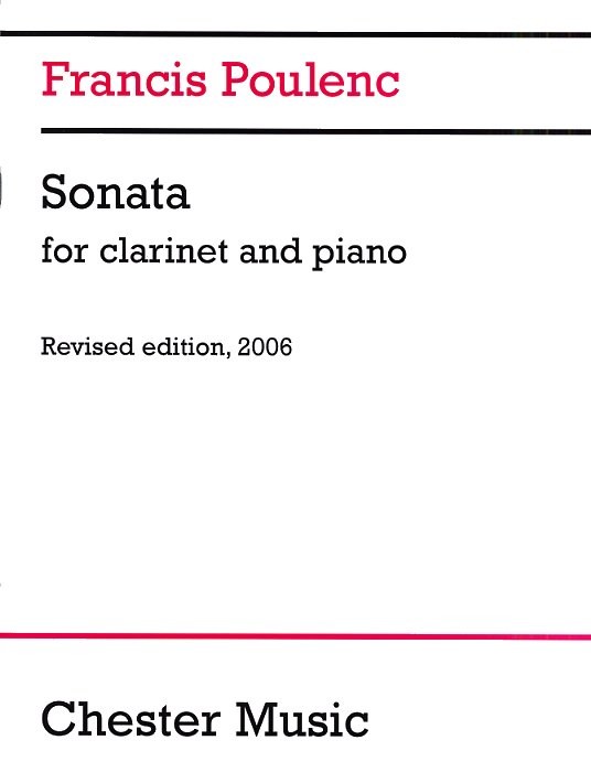 Francis Poulenc: Clarinet Sonata: Clarinet: Instrumental Work