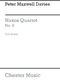 Peter Maxwell Davies: Naxos Quartet No.8: String Quartet: Score