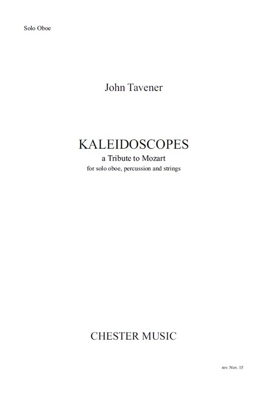 John Tavener: Kaleidoscopes: Oboe: Part