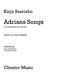 Kaija Saariaho: Adriana Songs (Full Score): Orchestra: Score
