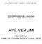 Geoffrey Burgon: Ave Verum: SATB: Vocal Work