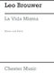Leo Brouwer: La Vida Misma: Chamber Ensemble: Score and Parts
