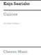 Kaija Saariaho: Calices For Violin And Piano: Violin: Instrumental Work