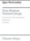 Igor Stravinsky: Four Russian Peasant Songs - 1954 Version: Vocal Duet: Score