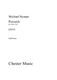 Michael Nyman: Poczatek Trio for Piano Trio: Piano Trio: Score and Parts
