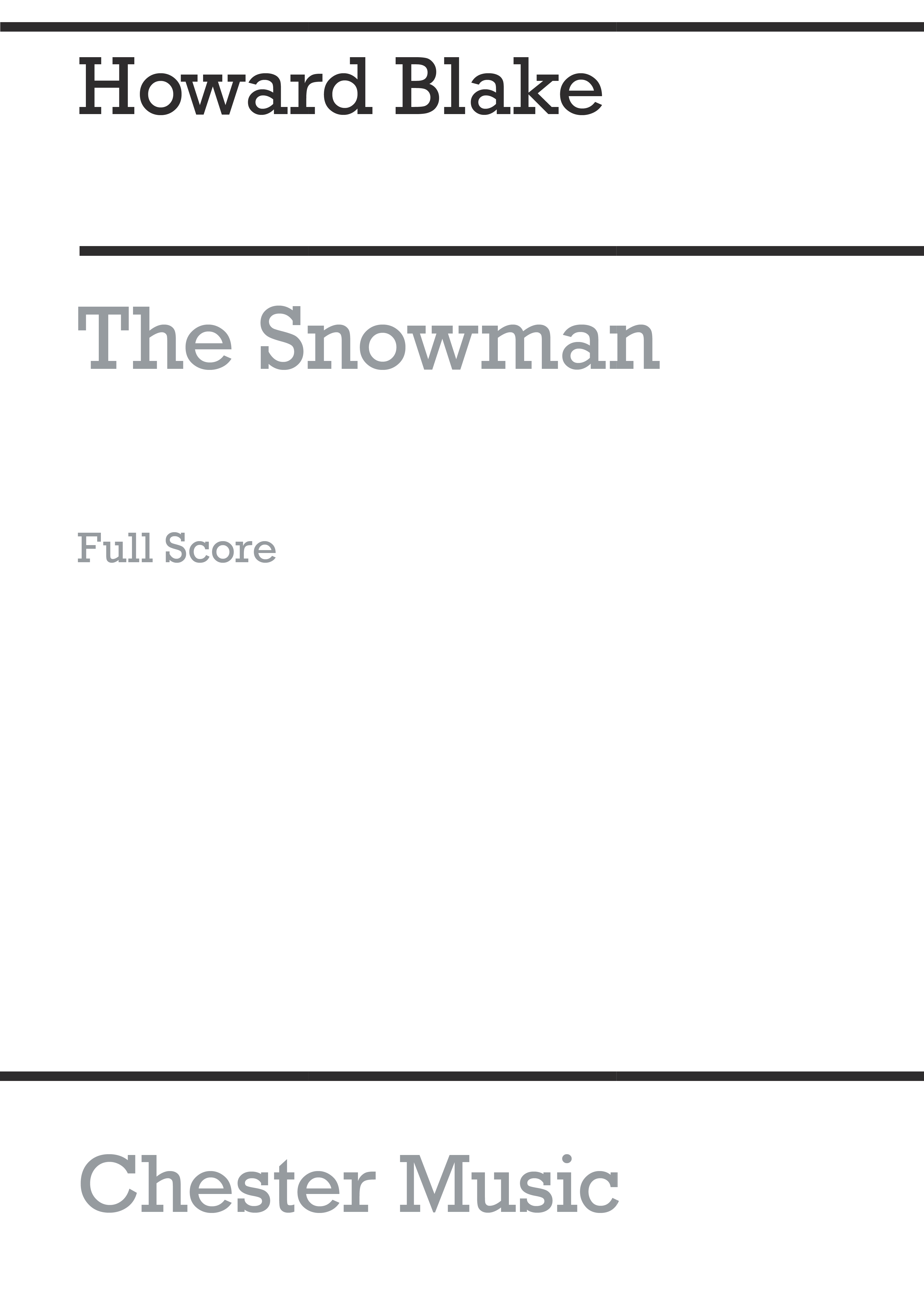 Howard Blake: The Snowman - Schools Version: Orchestra: Score