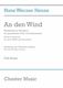 Hans Werner Henze: An Den Wind (Full Score): SATB: Score