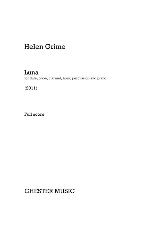 Helen Grime: Luna: Ensemble: Score