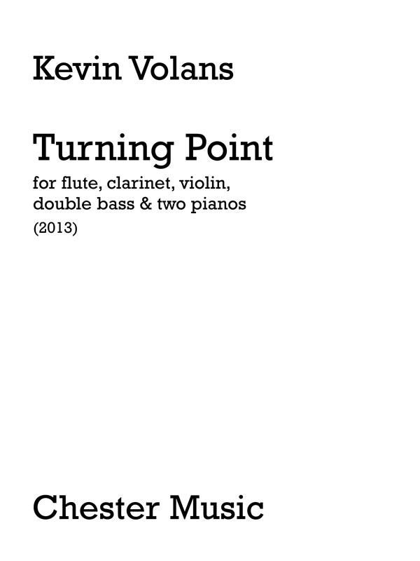 Kevin Volans: Turning Point: Ensemble: Score