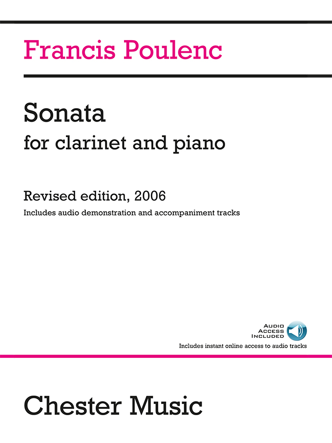 Francis Poulenc: Sonata For Clarinet And Piano: Clarinet: Instrumental Work