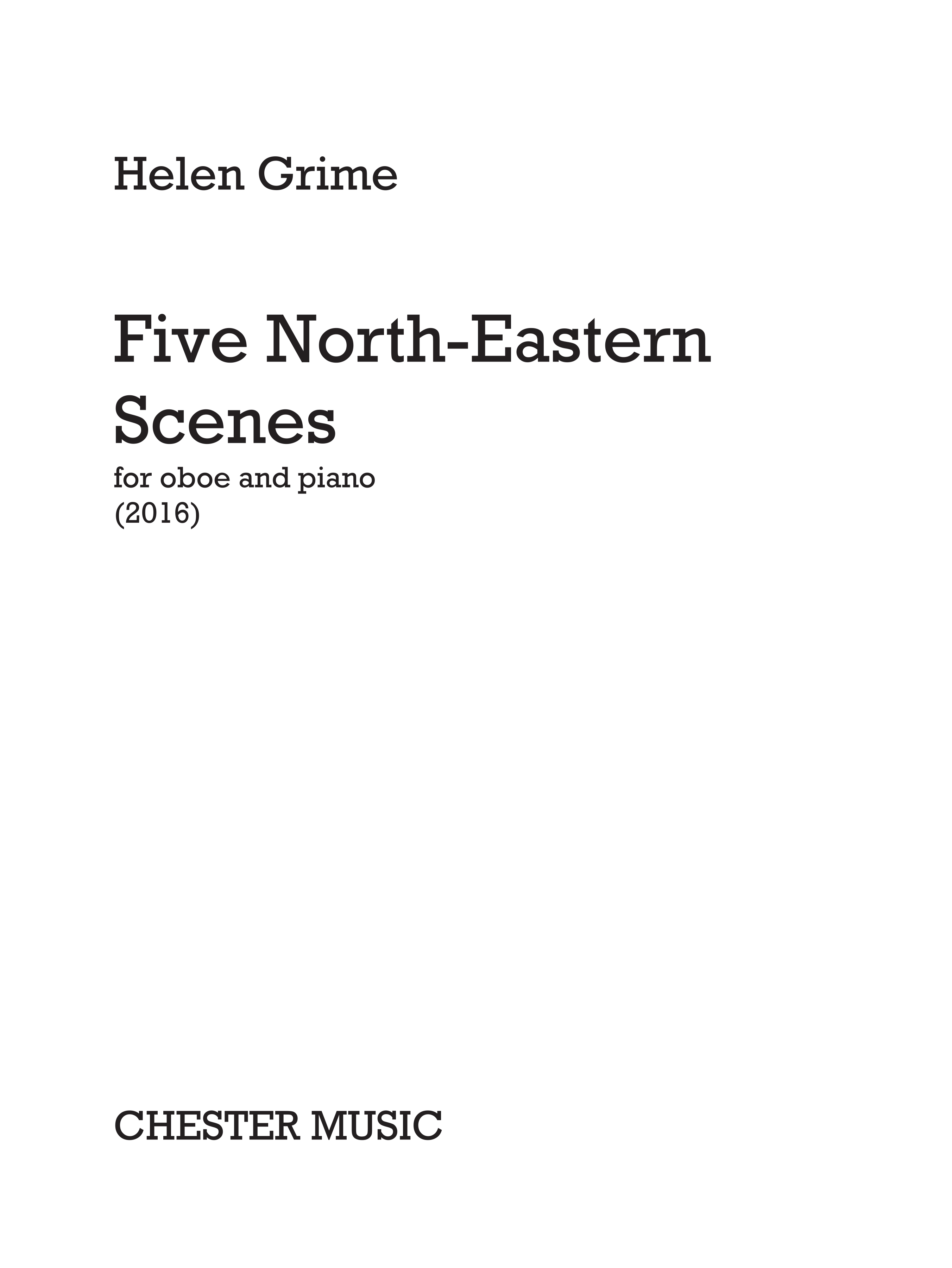 Helen Grime: Five North-Eastern Scenes: Oboe: Instrumental Work