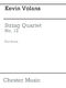 Kevin Volans: String Quartet No.12: String Quartet: Score