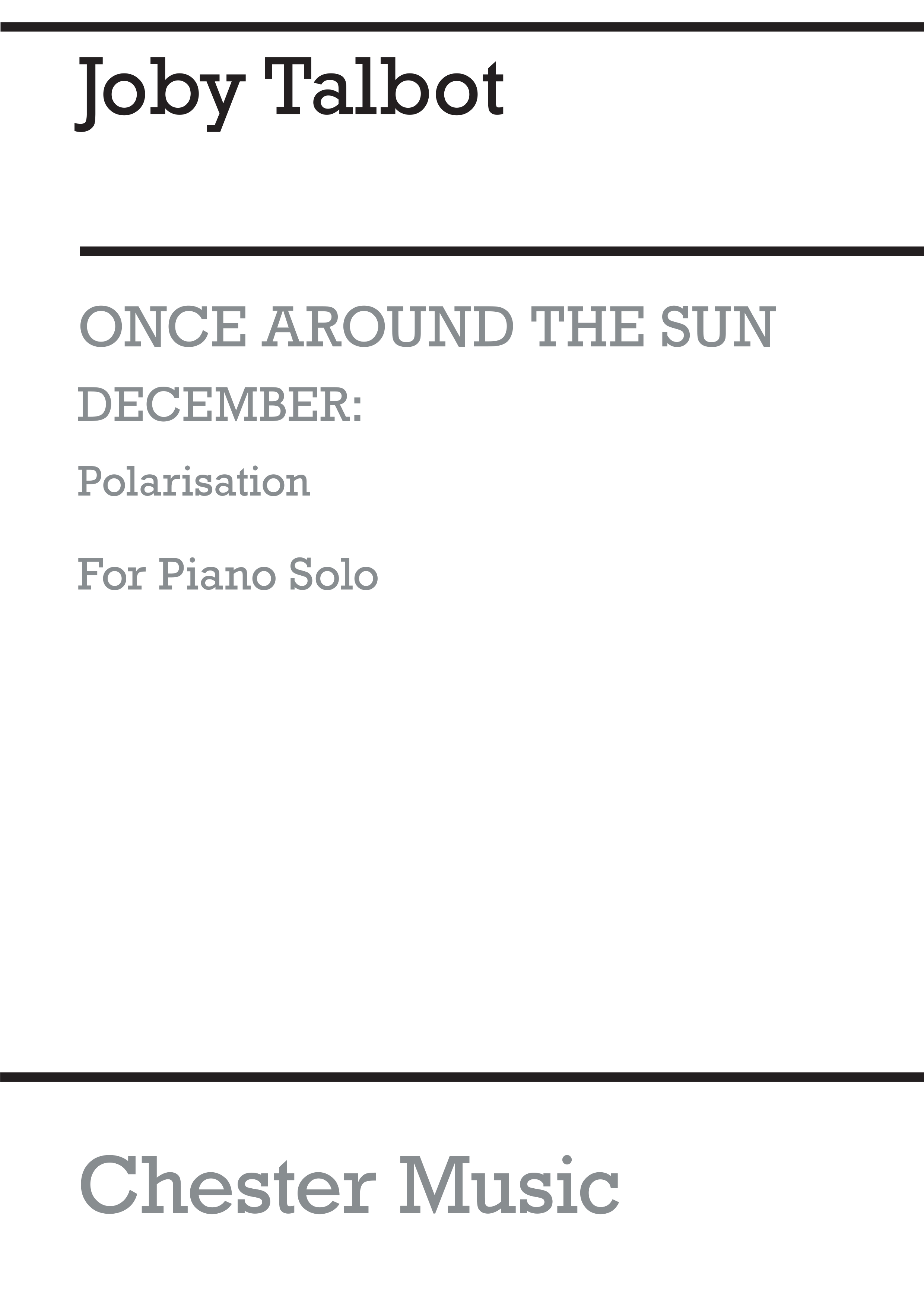 Joby Talbot: December - Polarisation: Piano: Instrumental Work