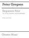 Peter Gregson: Sequence Four: String Quartet: Score and Parts