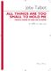 Joby Talbot: All things are too small to hold me: SATB: Vocal Score