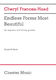 Cheryl Frances-Hoad: Endless Forms Most Beautiful: Chamber Ensemble: Score and