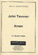 John Tavener: Amen: SATB: Vocal Score