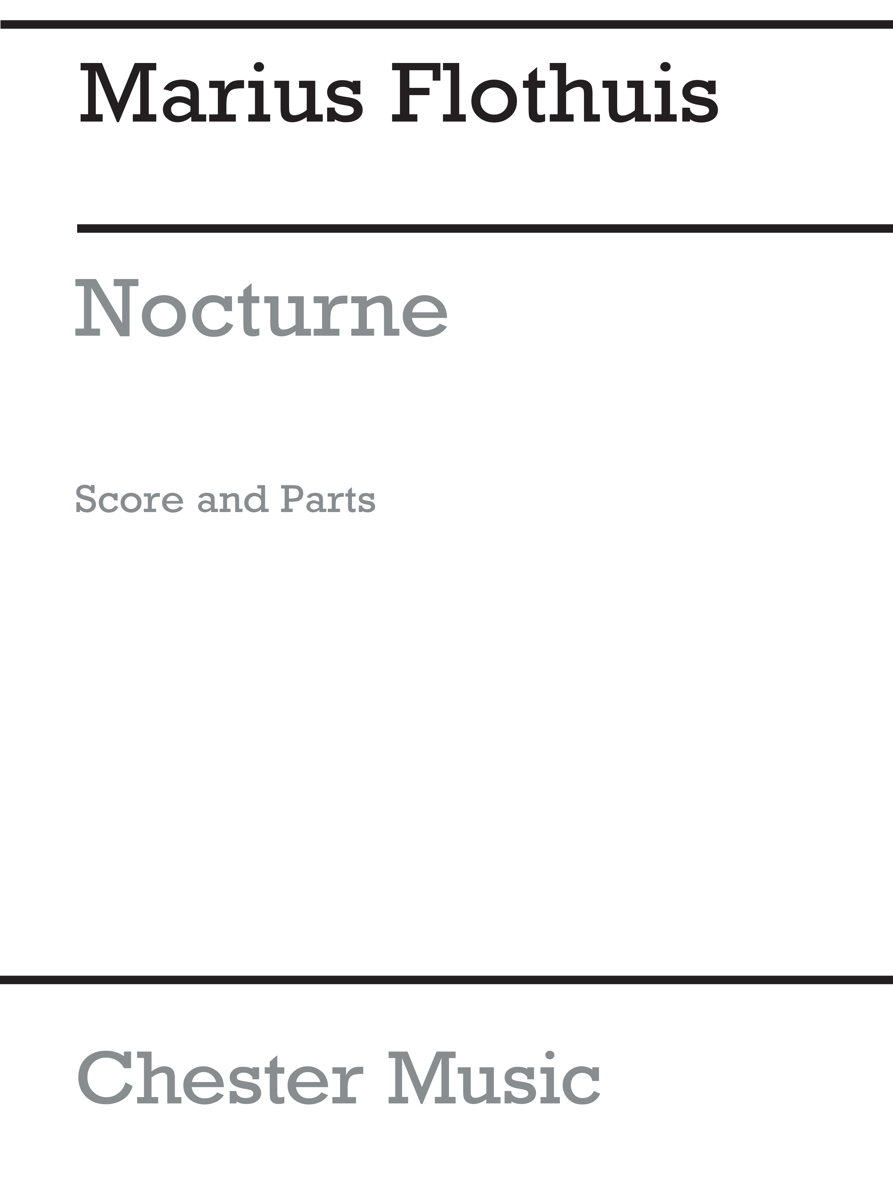 Marius Flothuis: Nocturne Op.11 In A: Chamber Ensemble: Score and Parts