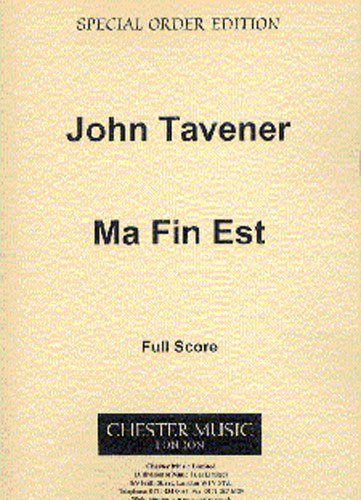 John Tavener: Ma Fin Est: Brass Ensemble: Score