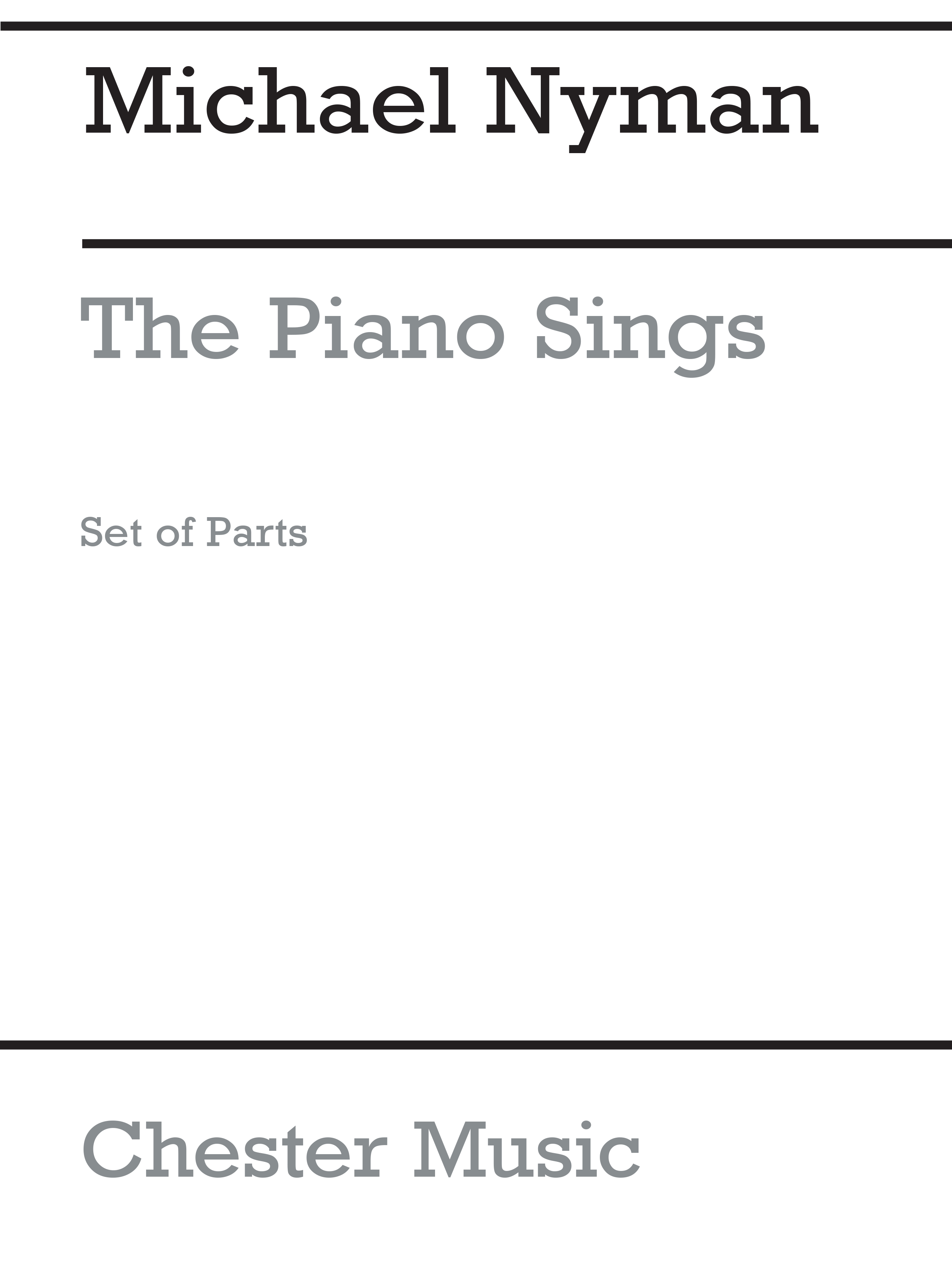 Michael Nyman: The Piano Sings: Soprano Saxophone: Parts