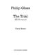 Philip Glass: The Trial: Opera: Vocal Score