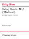 Philip Glass: String Quartet No.3 Mishima: Guitar Ensemble: Score & Parts