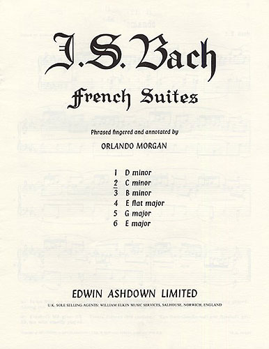 Johann Sebastian Bach: French Suite No. 2 In C Minor: Piano: Instrumental Work
