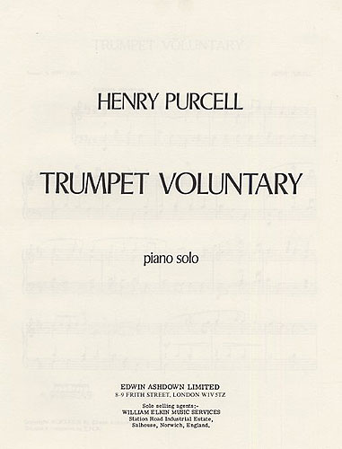 Henry Purcell: Trumpet Voluntary: Piano: Instrumental Work