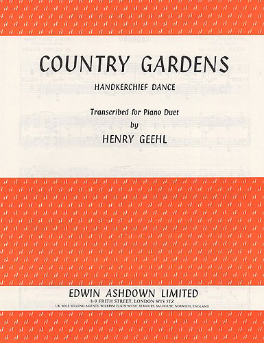 Cecil Sharp: Country Gardens: Piano: Single Sheet