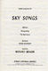 Richard Benger: Sky Songs: Unison Voices: Vocal Album