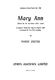H. Dexter: Mary Anne: 2-Part Choir