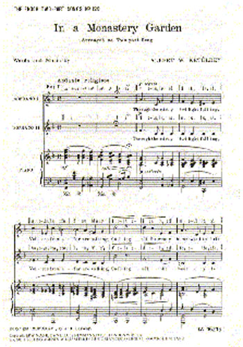 Albert Ketèlbey: In A Monastery Garden: Soprano: Vocal Score