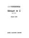 Ignacy Jan Paderewski: Minuet In G Op. 14 No. 1: Piano Duet: Instrumental Work